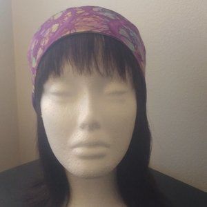 Stylish Headband --- Purple, Turquoise, Lime